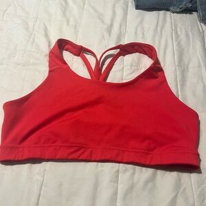 Old Navy Coral Strappy Sports Bra